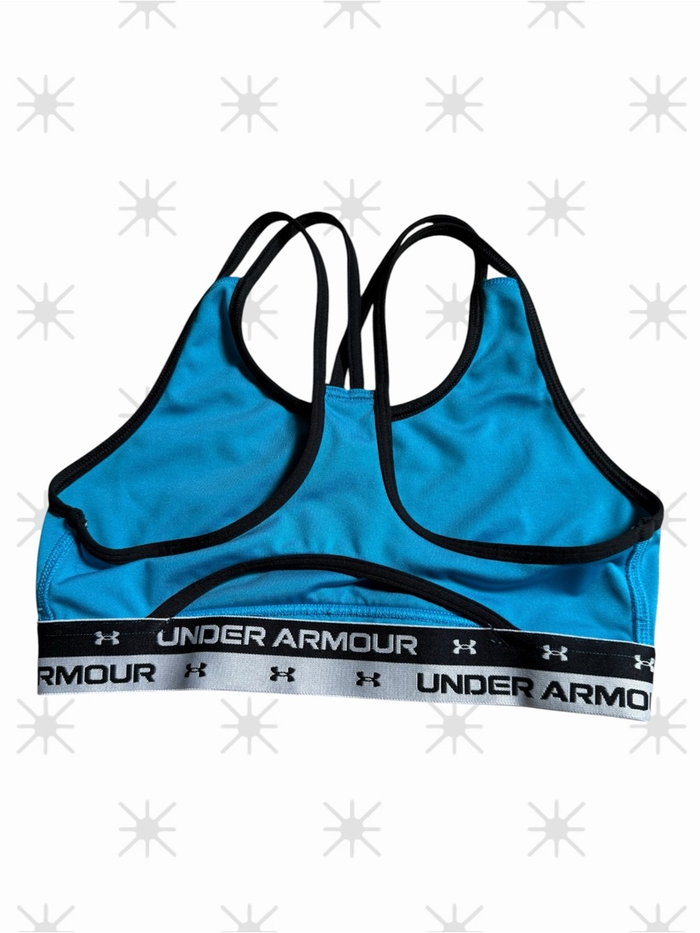 Youth Size JM (Medium) Under Armour Sports Bra with Black Trim & Branded Elastic